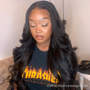 wholesale Lace Front Human Hair Wigs 30 Inch 13X4 Pre Plucked Remy Brazilian Body Wave 360 Lace Frontal Wigs With Baby Hair